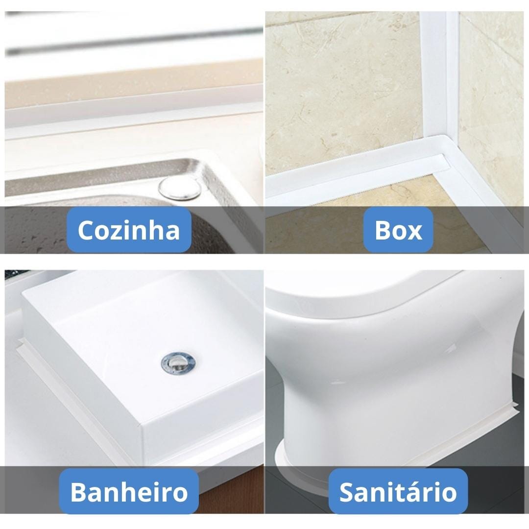 Fita de Vedação Impermeável - VedaTudo™ (3.2 Metros) Fita Vedação P1 Direct Ofertas