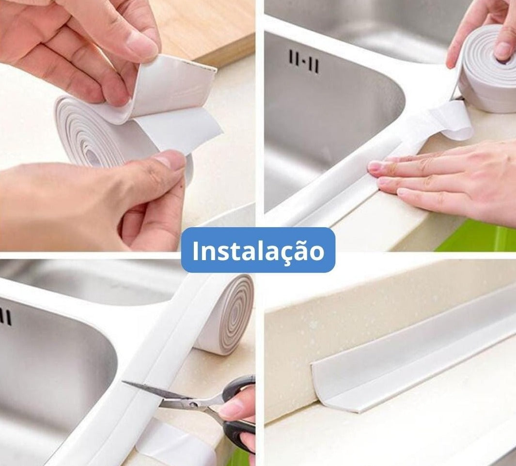 Fita de Vedação Impermeável - VedaTudo™ (3.2 Metros) Fita Vedação P1 Direct Ofertas